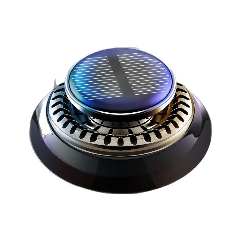 Solar-powered car air freshener