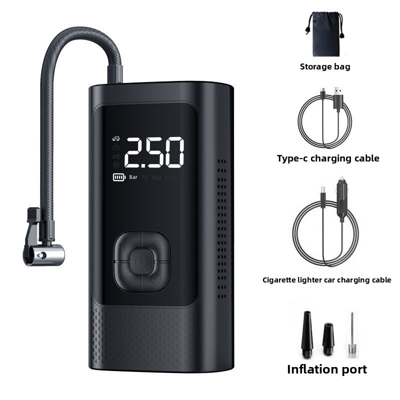 Portable Cordless Tire Inflator with Digital Display