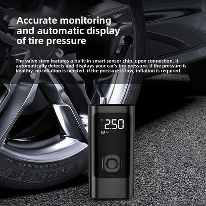 Portable Cordless Tire Inflator with Digital Display